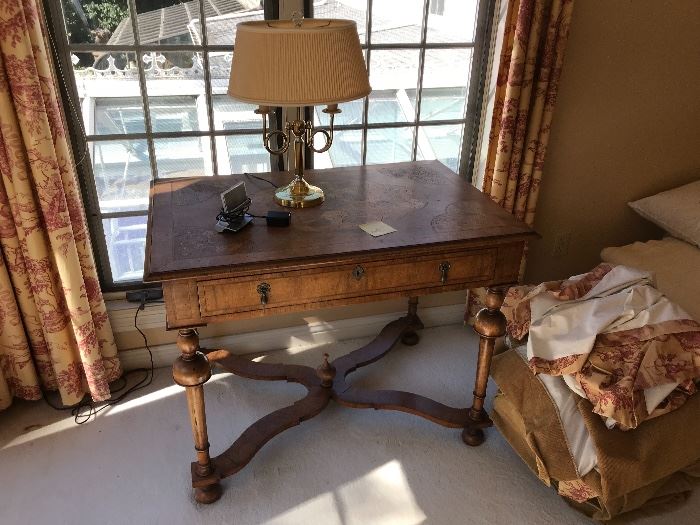 Circa 1880, reproduction Pair of English Campaign Table with English Hardware 