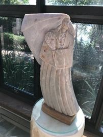 Stone Carving Sculpture Signed, Raxxie 1991