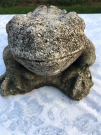 Rustic Stone garden frog
