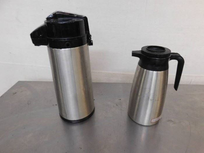 Curtis Stainless Steel Airpot and Stainless Steel