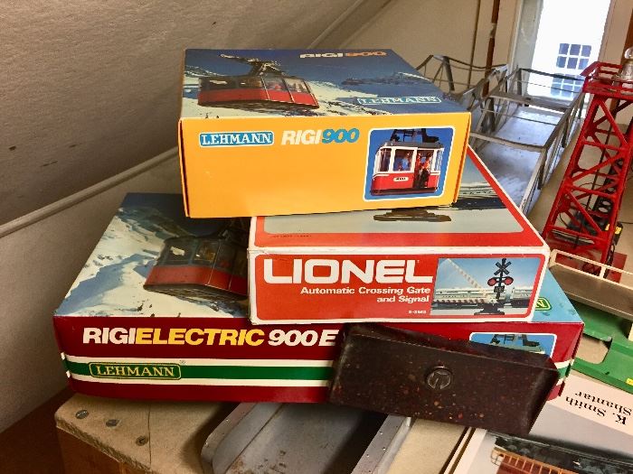 Lionel in boxes