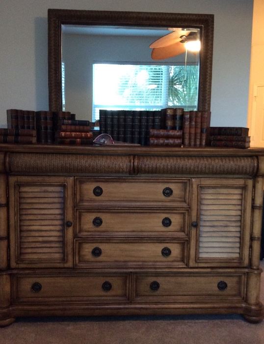 Cindy Crawford Key West Tobacco Panel Chest of Drawers or Dresser....