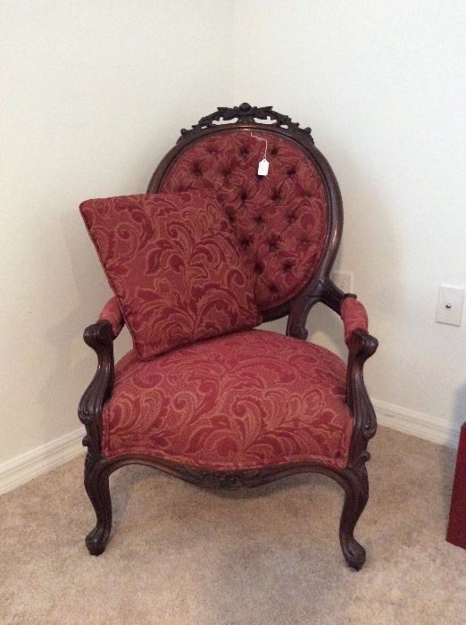 Victorian Parlor Chair....