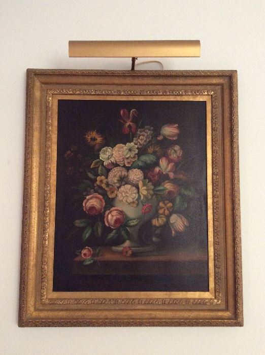 Authentic Ira Monte Signed still life....