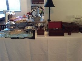 Antique collectibles, including silver....