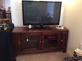 Tv Console and 3 TV’s....