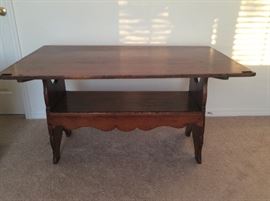 Trestle Table, second view,.....