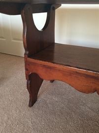 Trestle Table close up....