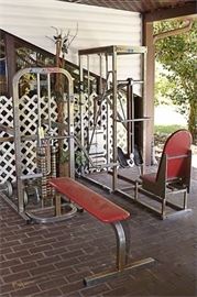 124MZ Two 2 Exercise  Weight Machines