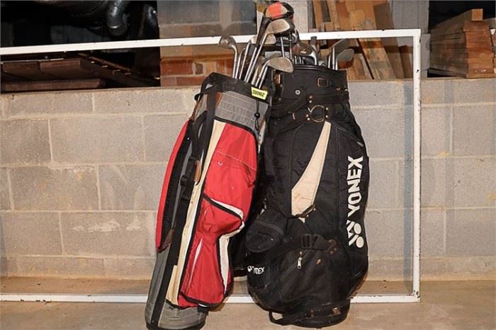 200MZ Lot of Golf Clubs Yonex Golf Bag