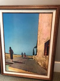 framed oil by Copuletti
