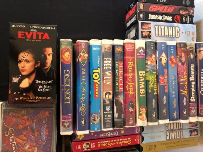 Assorted DVD's and VHS