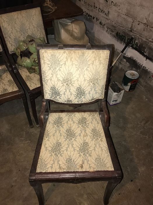 1 of 8 Regency chairs for sale, including two end chairs. 