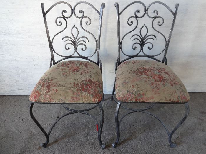 Set Wrought Iron chairs