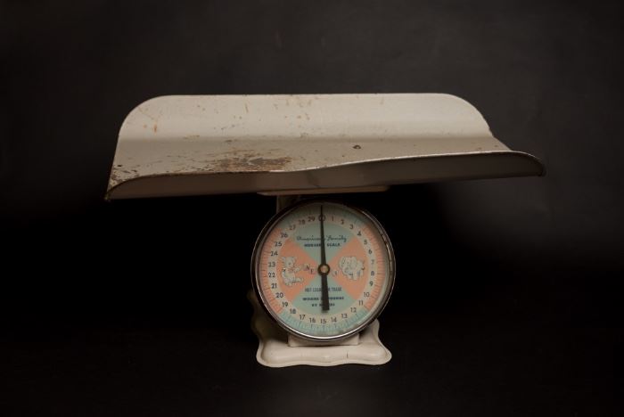 Vintage Baby Scale 