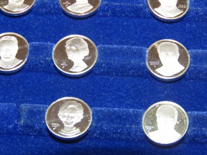 Franklin Mint Sterling silver set