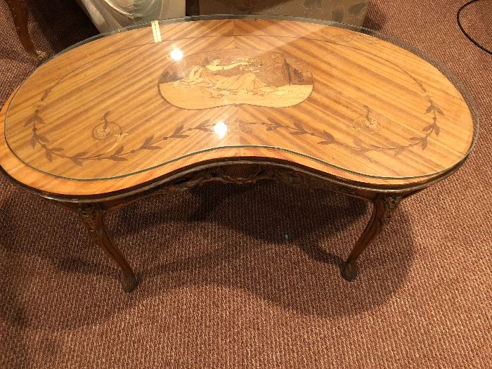 French enlayed Coffee Table