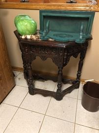 antique carved table