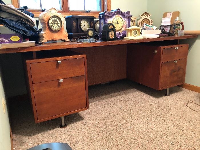 Mid Century Large Office Desk