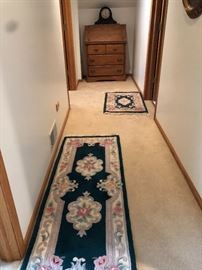 rugs oak secretary desk