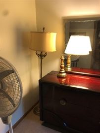 antique floor lamp floor fan