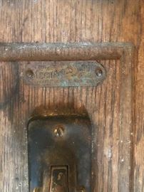 antique oak telephone mechanics?