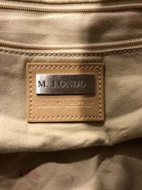 M London  Italian leather handbag