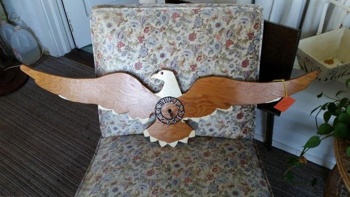 Seagull clock