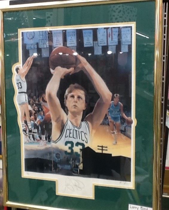 Larry Bird - autograph   Boston Celtics 