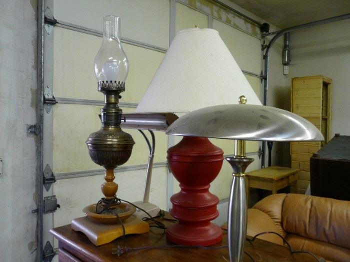 We have a few lamps for sale, all working, all vintage.