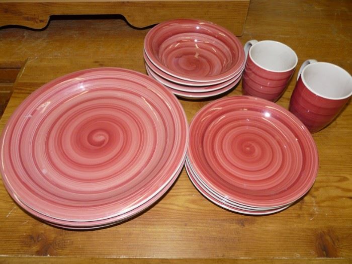 We have a lot of dishes, some in sets like this.