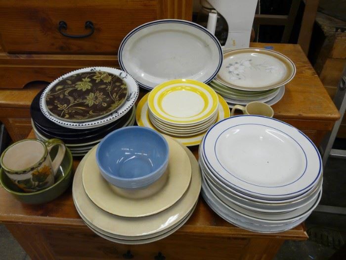 We have miscellaneous plates in all sizes shapes and makers.