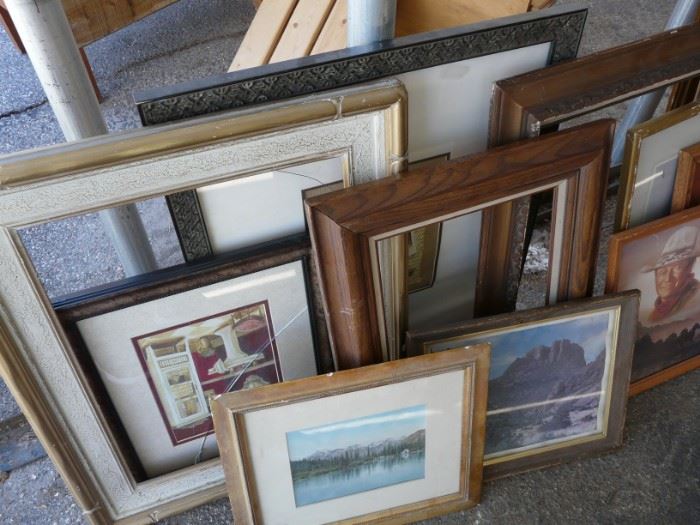 We have a box full of empty frames as well if you're in need of frames.