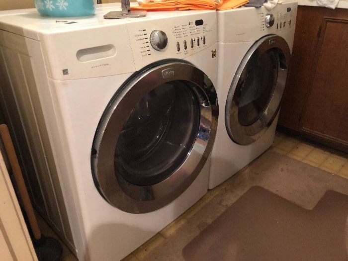 Affinity Front load washer and dryer.
