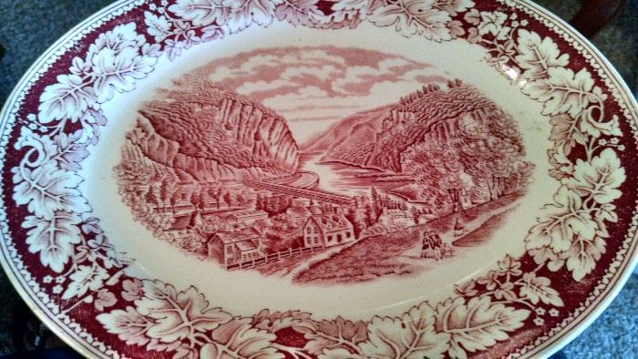CURRIER & IVES / HOMER LAUGHLIN CHINA