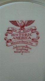 JOHNSON BROS...ENGLAND...VIEW OF BOSTON