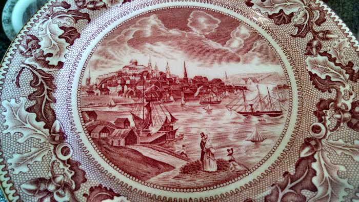 JOHNSON BROS....ENGLAND..."VIEW OF BOSTON"