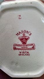 CLOSE-UP...MASON'S ..VISTA ENGLAND