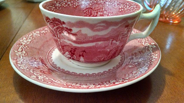 ROYAL STAFFORDSHIRE..ENGLAND.."JENNY LIND 1795..CUP AND SAUCER SET
