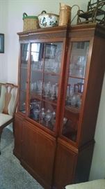 **ANTIQUE*** CHINA HUTCH ...CUTE SIZE!!