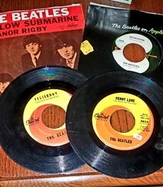 1950-70's L.P.'s and 45's. The Beatles