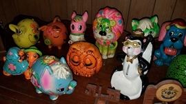 1960-70's ceramic banks