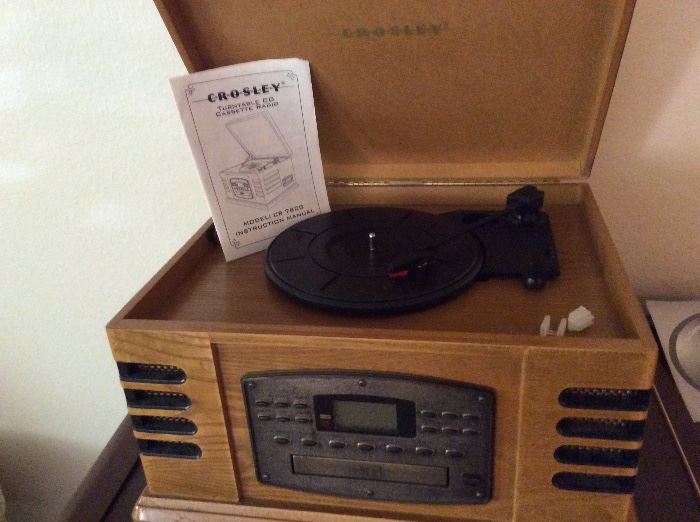 Crowley CD, cassette & turntable