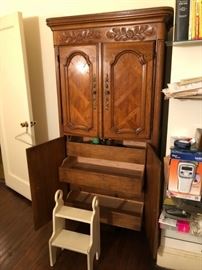 Armoire and Step Stool