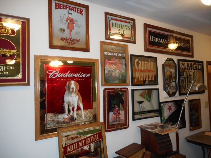 Collection of Beer Signs