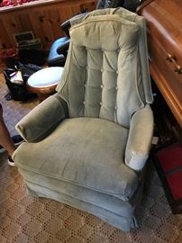 Upholstered Armchair $ 50.00