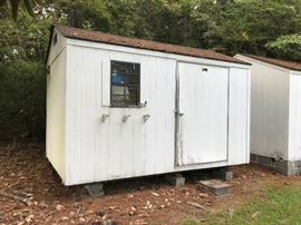 Wood Shed - approx. 10'x14' $ 850.00 (door needs repair) 