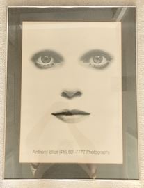 Framed and Numbered Photo of Mia Farrow by Anthony Bliss, Photography