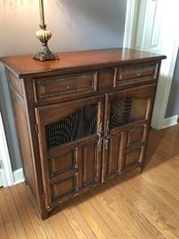 Unique wine rack, entryway cabinet.