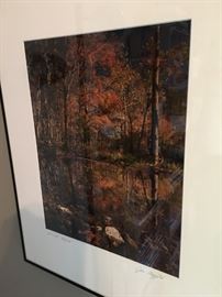 Framed print by Jim Mayfield, "Autumn Mirror.